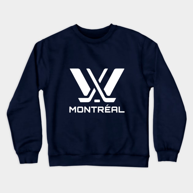 PWHL Montreal Logo Crewneck Sweatshirt by logoarts